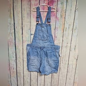 NWT‎ Girls short Jean overalls